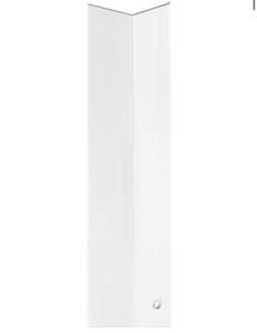 lot 13744 image: Prime-Line MP9129 Corner Shield Perforated, 34 In. x 48 in, Vinyl Construction, Clear, Fasteners Included (4 Pack) - Retail $20