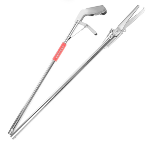 lot 13761 image: Snake Sticks Useful Snake Catcher Clip Snake Grabber Tool Folding Snake Catcher Clamp Snake Stick Catcher Snake Tong Reptile Grabber Snake Clip Turntable Hook Stainless Steel Crawl - Retail $48