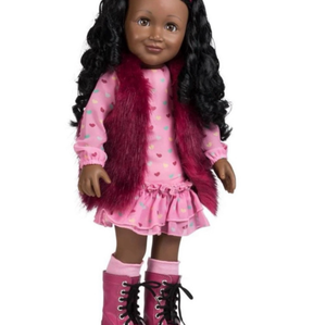 lot 13811 image: NIB 18 Adora Amazing Girls Collection Furry & Fabulous Jada Doll - So Pretty - Retail $68