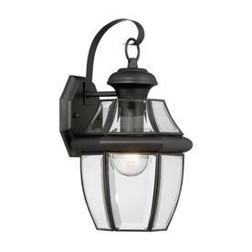 lot 2336 image: Portfolio Brayden 14.13-in H Mystic Black Outdoor Wall Light