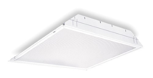 lot 2347 image: Lithonia Lighting 2GT8 2 U316 A12 MVOLT GEB10IS 2-Light Fluorescent General Purpose Troffer, White