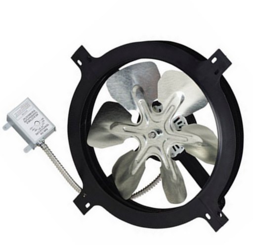 lot 2350 image: AIR VENT INC. Black Gable Power Ventilation
