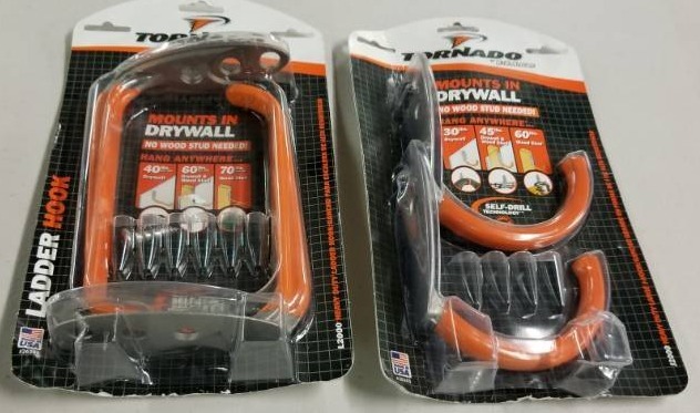 lot 2356 image: Lot of 2 anchor tornado ladder hooks