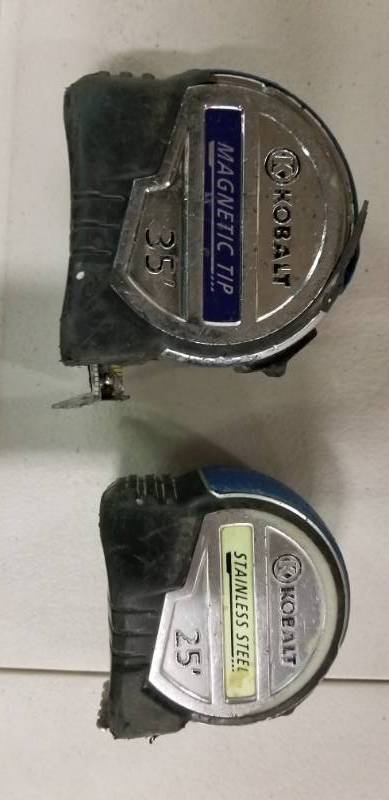lot 2365 image: Lot 2 tape measures