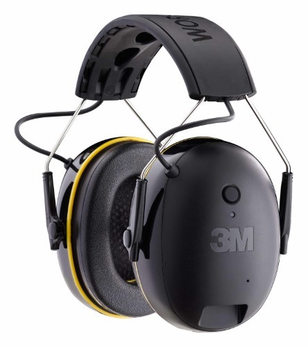lot 7125 image: 3M WorkTunes Connect Hearing Protector with Bluetooth Technology, Built-In Rechargeable Battery, AudioVoice Assist