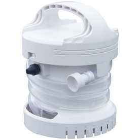 lot 7165 image: Submersible Utility Pump 3-gpm 36-in Garden Hose Adapter Plastic Battery