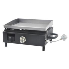 lot 2405 image: Blue Rhino Razor BlackPowder Coated 18000-BTU 284-sq in Portable Gas Griddle Grill