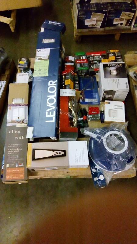 lot 2412 image: pallet of Home Improvement items