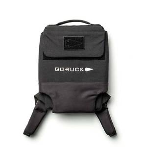 lot 1099 image: GORUCK Ruck Plate Carrier 2.0 - Streamlined Weighted Rucking Backpack wErgonomic Back Support & Extra Padded Straps - Compatible Ruck Plates, Black - Retail $115