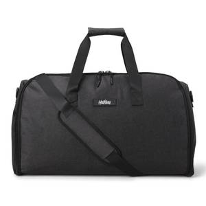 lot 1052 image: Halfday Convertible 2-in-1 Garment Duffel Weekender Bag 45L  Wrinkle-Free Travel, Hanging Suit Compartment, Shoe Pockets, Trolley Sleeve. Durable & Water-Resistant Carry-On, Shadow - Retail $128