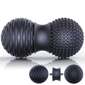 lot 1103 image: FitBeast Peanut Massage Ball, Trigger Point Massage Ball & Lacrosse Ball for Physical Therapy, Deep Tissue Massage Tool For Foot Massage, Muscle Relief, Myofascial Release - Retail $29