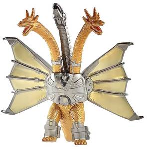 lot 1119 image: TwCare Godzilla vs. Mecha King Ghidorah, 2021 Movie Series Movable Joints King of The Monsters Action Figures Birthday Kid Gift, Carry Bag - Retail $24