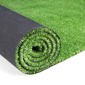 lot 1124 image: GRASS EXPRESS Artificial Grass Turf, 10ft x 10ft 0.4 Pile Height, Indoor Outdoor Fake Astroturf Rug Carpet Mat for Balcony Decor Backyard Patio Backdrop Fence Wall Decorations Dogs - Retail $148