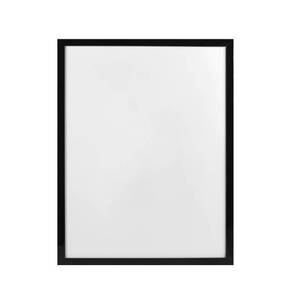 lot 1132 image: Teqooza 12x16 inch Picture Frames, Compatible With 30x40 cm Without Mat, for Arts or Photos or Posters, Black Frame with Acrylic Protection and Hanging Kit, Pack of 1 - Retail $9