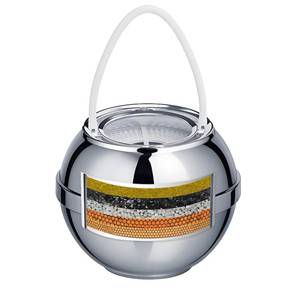 lot 1145 image: Beati Faucet Bath Filter for Tub - Kinder Water Filter for Bathtub, Hard Water Softener to Remove Lead,Chlorine and Fluoride, Improve Skin, Hair and Nails Condition,Chrome - Retail $28