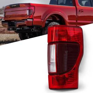 lot 1171 image: FIONE Tail Light Assembly Compatible with Ford F250 2020 2021 2022 Super Duty Rear Lamp Taillight Blind Spot Can Be Connected Right Passenger Side RH - Retail $90
