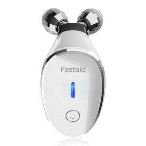 lot 1188 image: ELISHINE Microcurrent Facial Devices, Face Microcurrent Device, Facial Roller Massager for Double Chin, Boost Skin Care Products Absorption, Glossy White - Retail $29