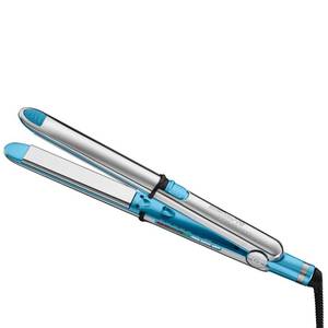 lot 1195 image: BaBylissPRO Nano Titanium Flat Iron Hair Straightener, 1 Prima Iconic Hair Straightener Iron & Curling Iron for Professional Salon Results and All Hair Types - Retail $24