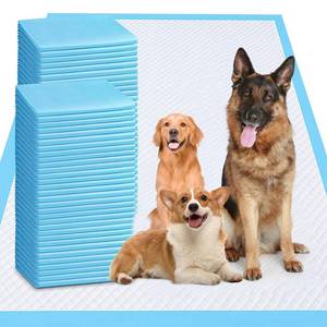 lot 1204 image: XXXXL Puppy Pee Pads 31x47 100 Count, Extra Large for Dogs, Leak-Proof & Super Absorbent, Thicken Disposable Potty Training Pads for Cats Rabbits - Retail $60