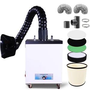 lot 1207 image: Adjustable180W Fume Extractor with 5 Stage Filters 378m�H Welding Smoke Extractor Purifier DTF Fume Extractors for 10W-40W Printing and Laser Engraving Soldering - Retail $249