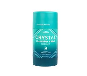 lot 1286 image: Crystal Magnesium Solid Stick Natural Deodorant, Non-Irritating Aluminum Free Deodorant for Men or Women, Safely and Effectively Fights Odor, Baking Soda Free, Cucumber  Mint, 2.5 oz - Retail $16