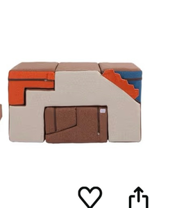 lot 9806 image: Foam block for toddlers play (missing middle bottom piece basically a toddlers couchchair) - Retail $0