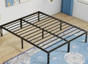 lot 9809 image: Queen bed frame  - Retail $0