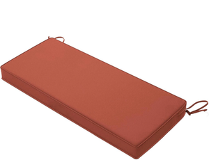 lot 9811 image: Favoyard Outdoor Bench Cushion 48 x 18 Inch Patio Furniture Cushions, Spice - Retail $0