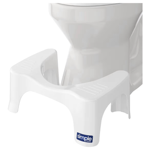 lot 9823 image: Squatty Potty Simple Curve Toilet Stool. - Retail $0
