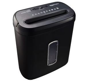 lot 9824 image: Amazon Basics Paper Shredder tested and works