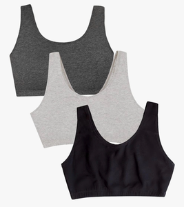 lot 9847 image: Fruit of the Loom Womens Multi-Pack Tank Top Style Sports Bra 6 pack size 48 - Retail $0