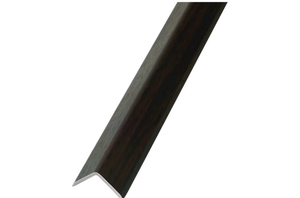 lot 9866 image: OUZUGIE 8-Pack 57 Inches, WPC Slat Wall Panel Trim,Corner Guard for High Grille (Walnut) - Retail $0