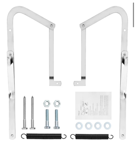 lot 9883 image: 55-1 Attic Ladder Spreader Hinge Arms with Springs,Compatible with Werner (Mk1 Thru Mk3),A2208 A2210 A2508 A2510 W2208 W2210 W2508 W2510 WH2208 WH2210 WH2508 WH2510 WH3008 WH3010, MFG 2006 and Older - Retail $0