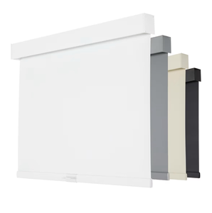 lot 9901 image: Persilux Blackout Roller Blinds for Indoor Windows, Cordless Roller Shades with Valance, Thermal Insulated Fabric Window Shades & Blinds, UV Protection Shades for Home and Bedroom (White,34W x 64H) - Retail $0