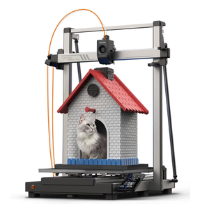 lot 9914 image: Anycubic Kobra 3 Max 3D Printer Only, Support Multicolor Needs ACE Pro, 600mms High-Speed Printing Large Build Volume 420x420x500mm Auto Leveling & Smart Vibration (filliment tip may need replacing) - Retail $0
