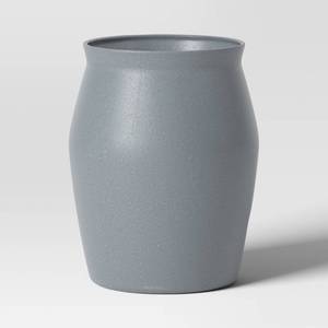 lot 9949 image: Speckled Composite Indoor Outdoor Planter Pot 16x16x20 Charcoal Gray - Threshold�� - Retail $40