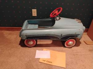 lot 959 image: Champion Pedal Car.  From 1950s era. Located DOWNSTAIRS