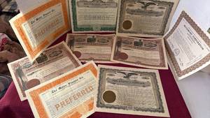lot 1022 image: Antique and vintage certificates