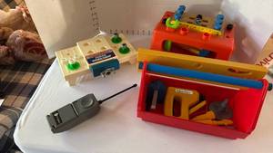 lot 1038 image: Vintage Fisher Price tools