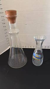 lot 1077 image: Sanskrit carafe and souvenir carafe from Germany