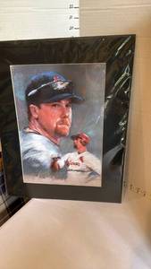 lot 1115 image: Mark McGwire print 20 x 16.5