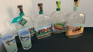 lot 1241 image: Woodford Reserve Kentucky Derby Collection with Derby Glasses