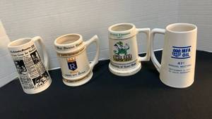 lot 1250 image: Sports & Corporate Commemorative Beer Steins