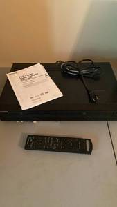 lot 1325 image: Sony DVD player and VCR with remote and cords