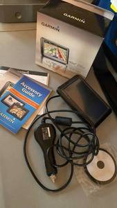 lot 1329 image: Garmin Nuvi 255W GPS Navigation System with Accessories