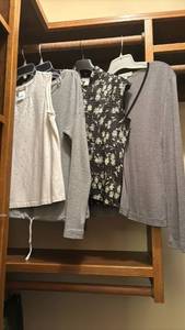 lot 1434 image: Four tops size Small and Medium