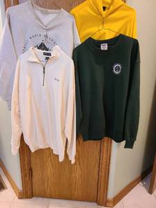 lot 1464 image: Mens long sleeve shirts, L, XL