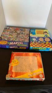 lot 3004 image: Puzzles and Etch a sketch