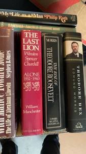 lot 3030 image: Books including The Last Lion
