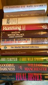 lot 3036 image: Books including The Diamond Eye